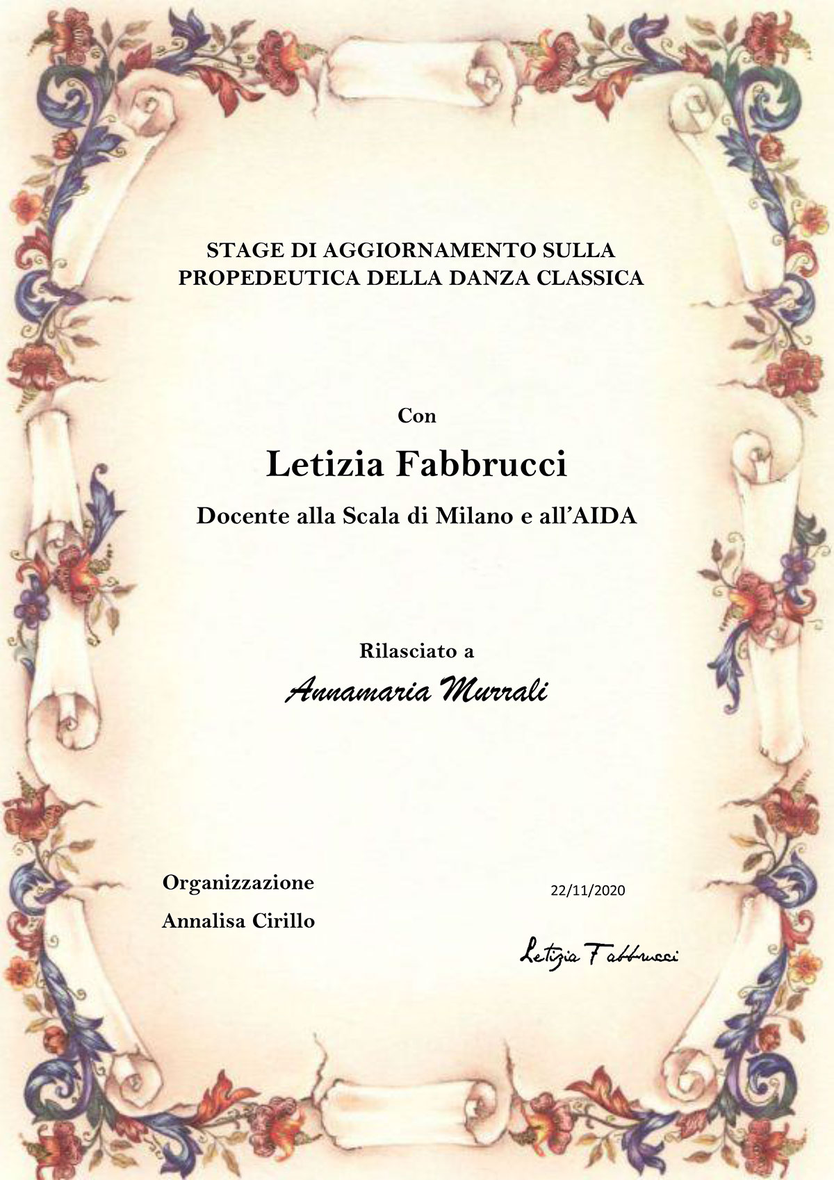 Centro Balletto Classico Annamaria Murrali Attestati (14)