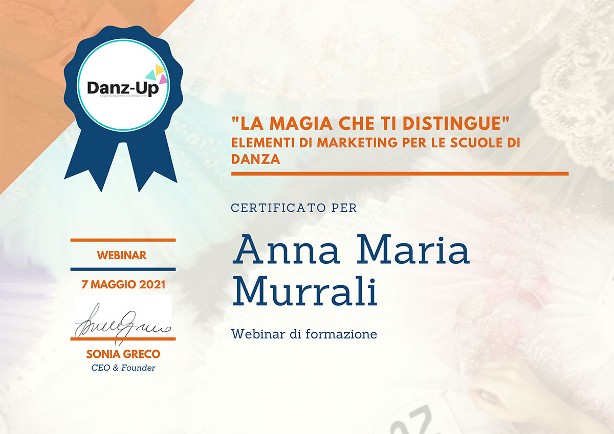 Centro Balletto Classico Annamaria Murrali Attestati (2)